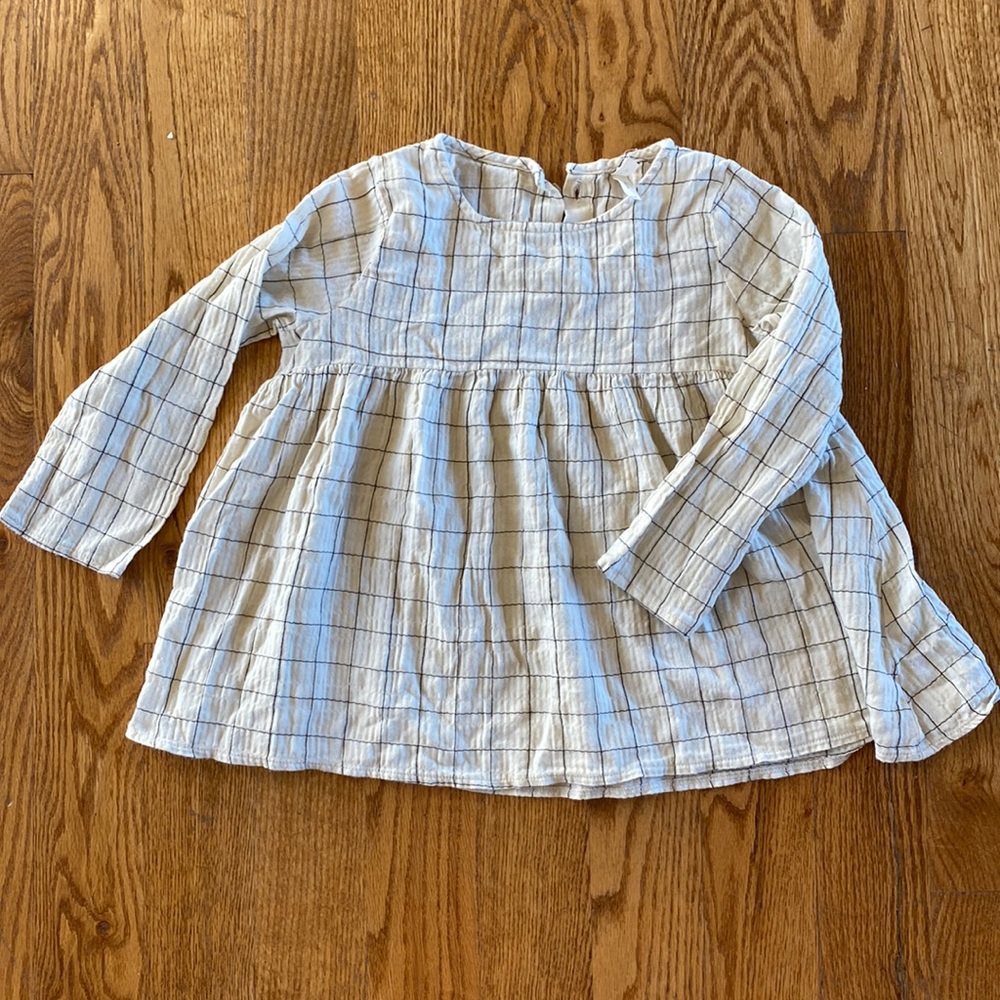 Rylee and Cru blouse windowpane